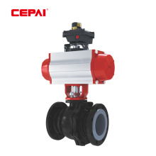 High Performance Electric Lined Fluorine Ball Valve