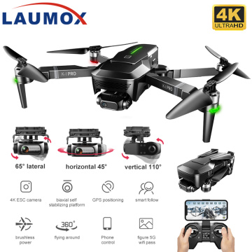 VISUO K1 PRO 4K Dron HD Camera 2 Axis Gimbal WiFi FPV GPS 5G 600M Distance Professional Drones Brushless Foldable Quadcopter