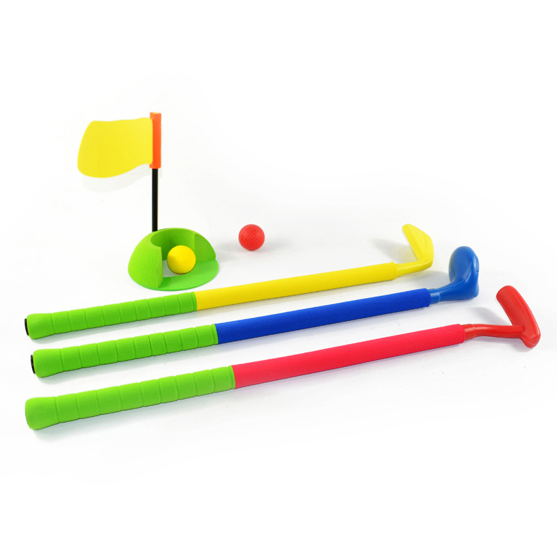 New Fashion Forcefree+ Children Kids Outdoor&Indoor Sports Games Toys Multicolor Rubber Material Mini Children's Golf Club Set