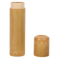 Portable 1Pc Round Shape Bamboo Tea Storage Box Handmade Natural Tea Jar Storage Holder Wooden Container with Lid Case