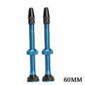 60mm 1pcs Bicycle Tubeless Tire Valve for Bike Tubeless Ready Tire Tyre Aluminum Alloy