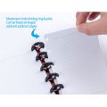 20pcs 26mm Butterfly Notebook Plastic Binding Ring Mushroom Hole Disc DIY 360 Degree Buckle Office Supplies