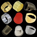 Household Sewing DIY Tools Silver Ring Thimble Finger Protector Household Quilting Craft Accessories