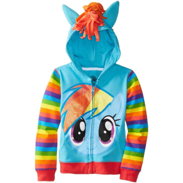 Girls Jackets My Children Hoodies Sweatshirt Baby Little Pony Clothing Girl Spring Autumn Jacket Coat Kids Casual hood Outwear