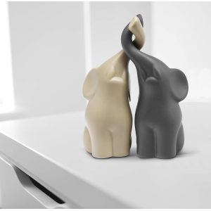 Loving Pair of Elephants