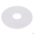 2Pcs Double Sided Adhesive Tape White For DIY Fabric Sewing Cloth Clothing Patchwork Temporary Fixing 21.8 Yards, 6mm