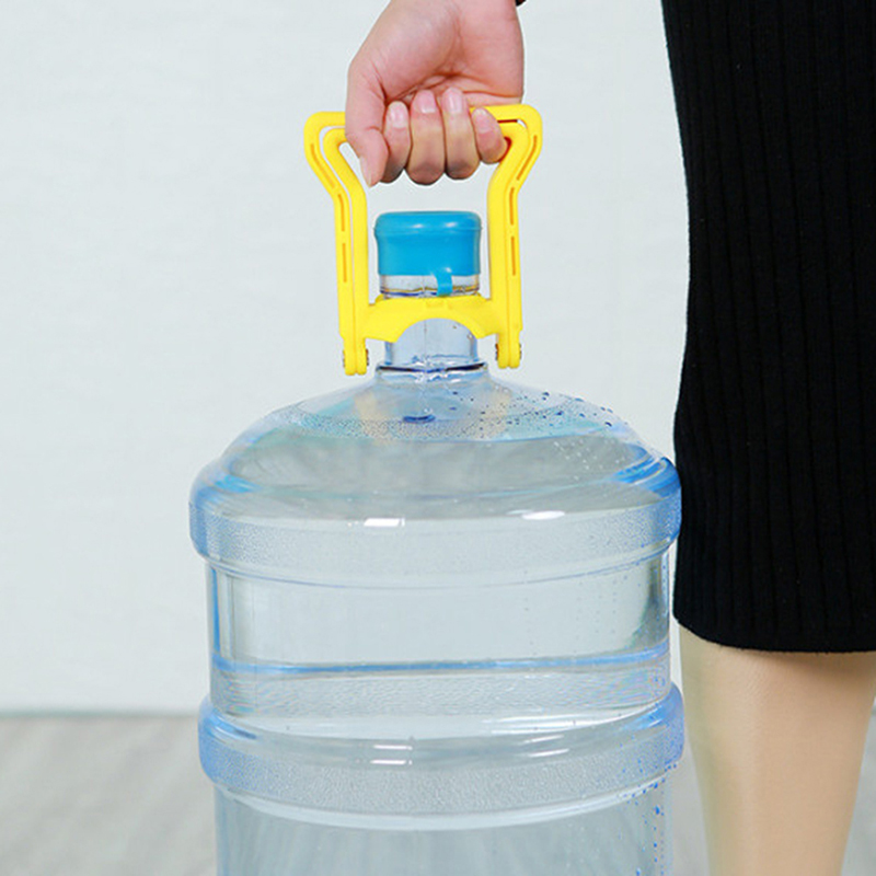 1 x Plastic Bottled Water Handle Energy Saving Thicker Double Pail Bucket Lifting Carrier