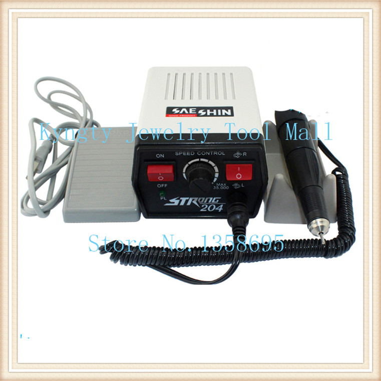 jewellery making Dental Supplies STRONG 204 Mini Micromotor Polishing Machine for dental jewelry beauty nails