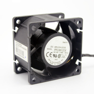 Free Shipping For PFC0612DE JC972 6cm 60mm 6038 DC 12V 1.68A Server Inverter heatsink axial industrial Cooling fans