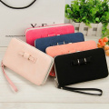 New Long Women Heel Purses Box Wallets Card Holder Mobile handbag Case Storage Bag Home Bow Mobile Phone Female Wallet