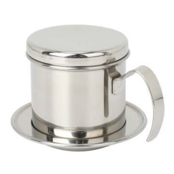 Stainless Steel Vietnam Coffee Pour Over Dripper Maker Filter Single Cup Brewer Press Percolator Home Outdoor Use