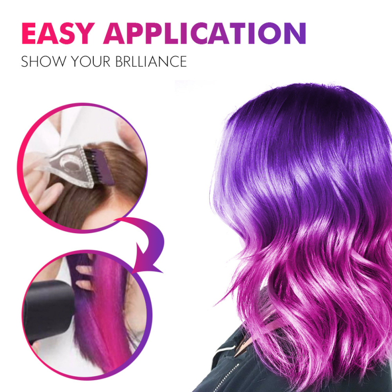 60ml Temperature Change Hair Dye Popular 4 Colors Hair Coloring Semi-permanent Mermaid Warm Discoloration Hair Styling TSLM2