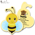 Honey Bee Insects Theme Invitation Card Party Supplies Yellow Black Invitation Party Decorations Event Birthday Custom-Made