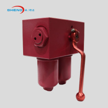 hydraulic oil duplex filter housing assembly
