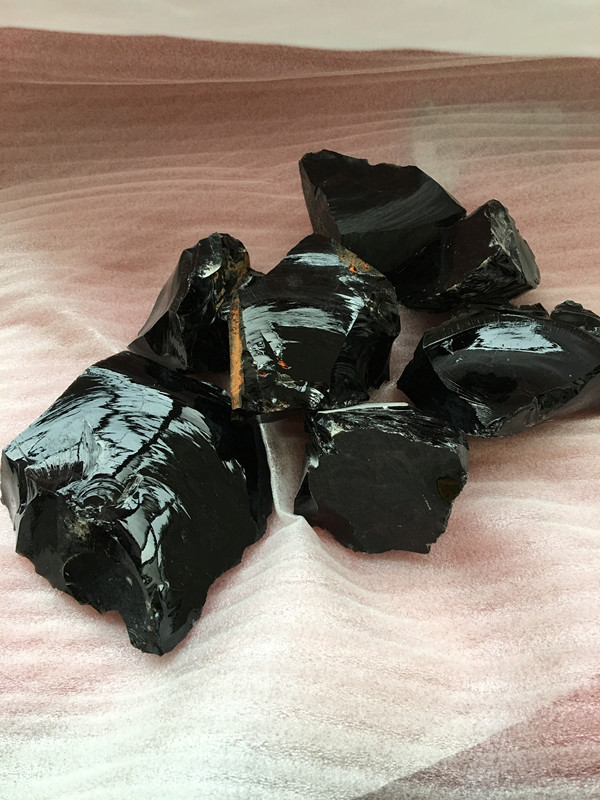 1pcs Authentic natural obsidian rough/original crystal stone for sale