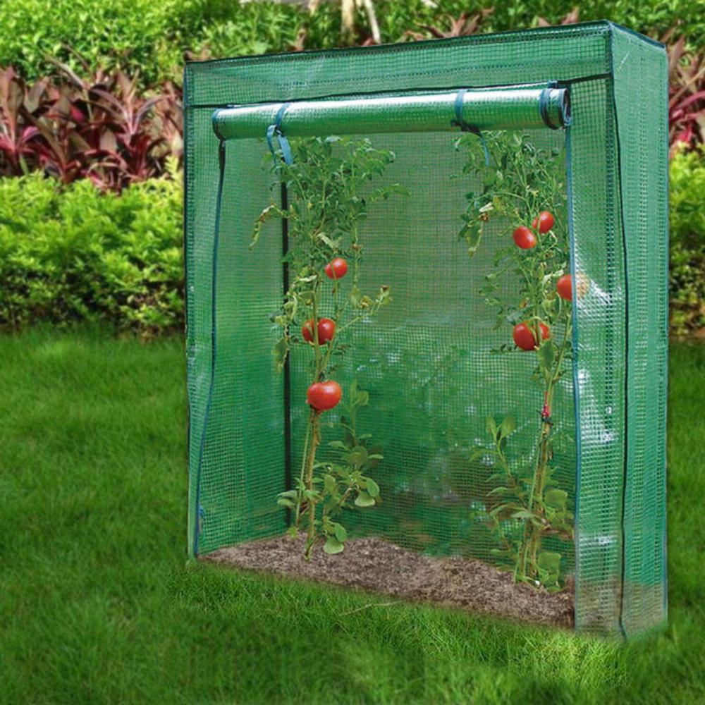 Outdoor Garden Tomato Plant Cover Grow Green House Greenhouse Reinforced Only Cover Weather-proof Flower Room Insulation Cover