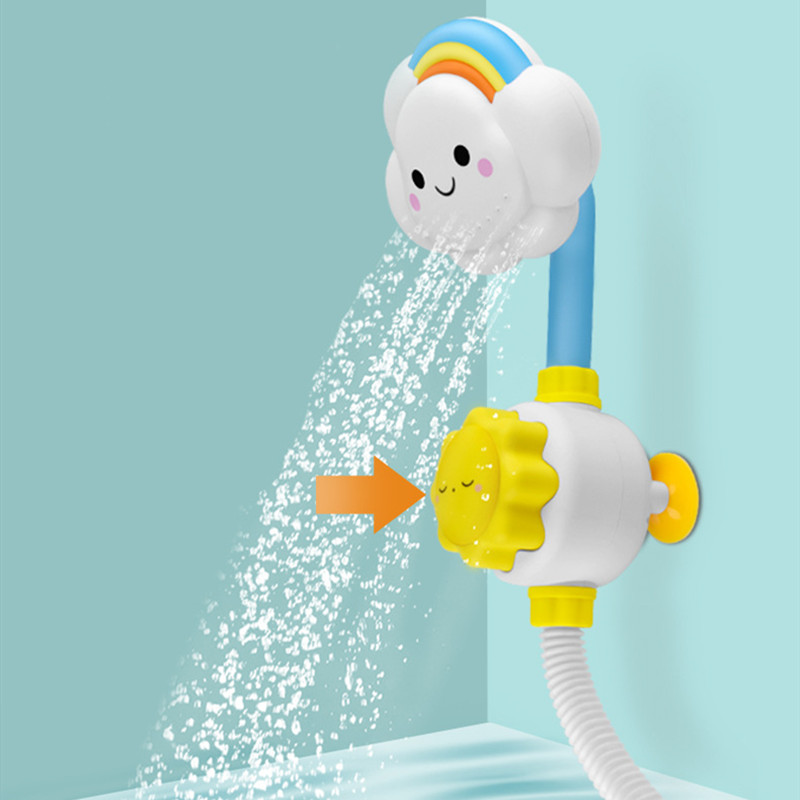 Bath Toys for Kids Baby Water Game Clouds Model Faucet Shower Water Spray Toy For Children Squirting Sprinkler Bathroom Baby Toy