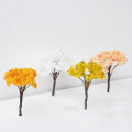 20pcs/lot 6.5cm Iron Wire Ho Scale Model Tree For Architecture Ho Train Layout And Railway Model Building