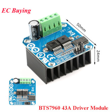 BTN7960 BTS7960 43A High-power Motor Drive Module 74HC224 H-bridge Semiconductor Refrigeration Smart DIY Car Drive Control