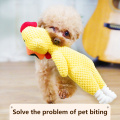 Pet Vocal Toy Velvet Screaming Chicken Sounding Dog Toy Pet Puppy Chew Toy Game for Dog Pet Teeth Cleaning Accessories