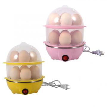 Multifunctional Electric Eggs Boiler 220V 50HZ Double Layer 14 Egg Electric Egg Boiler Cooker Mini Steamer Poacher Cookware