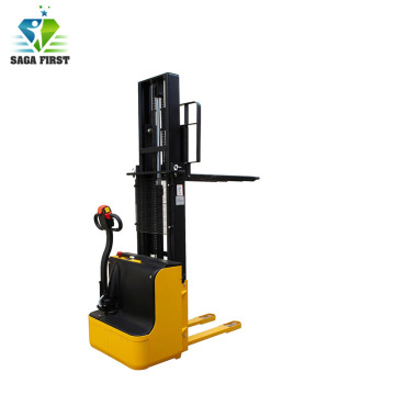 1ton 1.5ton Cargo Lift Mobile Electric Pallet Stacker