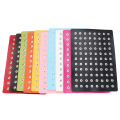 New Snap Jewelry 12MM Snap Button Display 10 Colors Black Leather Snap Display for 24pcs & 88pcs Snap Buttons Display Holder