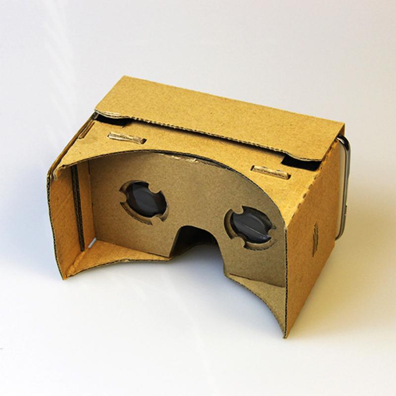 Brand New DIY Google Cardboard Virtual Reality VR Mobile Phone 3D Viewing Glasses for 5.0" Screen Google VR 3D Glasses