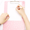 Kawaii Cactus A4 A5 Clipboard Wood Cute Writing Pad Exam Clip Board Office School Supply Thing Item Folder Paper Desk Women Girl