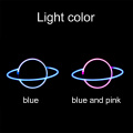New Cute Planet Neon Sign LED Planet Light Lamp For Dorm Decor Planet Decor Neon Lamp Wall Decor Christmas Neon Bulb Tube