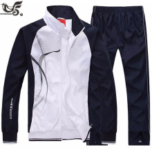 new Men's Set Spring Autumn Men Sportswear 2 Piece Sport Suit Jacket+Pant Sweatsuit Men Clothing basketball Tracksuit Set