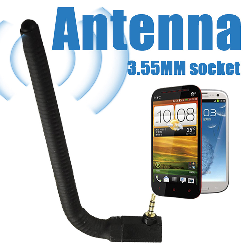 2020 NEW 6dBi 3.5mm Jack Phone Signal Booster Universal External Wireless Antenna Signal Strengthen Booster Cell Phone FM Radio