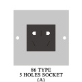 5 HOLES SOCKET-A