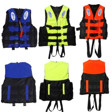 Polyester Adult Kids Universal Life Jacket Swimming Boating Ski Drifting S-XXXL Life Vest Jacket with Whistle Water Sports Safet