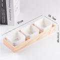 3 Grid Wooden Succulent Plant Fleshy Flower Pot Box Tray Decorative Containers Cactus Planter Flower Bamboo Tray Holder Stand