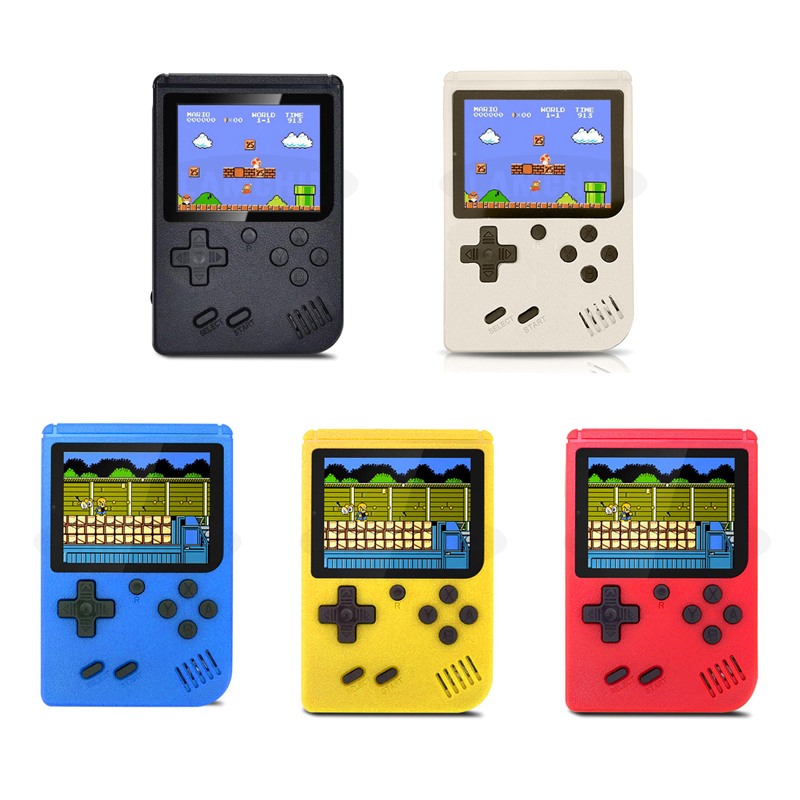 Rechargeable 500 in 1 Video Handheld Game Console Retro Game Mini Handheld Player for Kids Built-in 500 Games