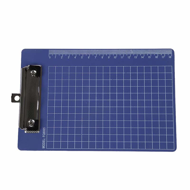 Pad Clip Holder Folder Plastic Clipboard Blue Purple for paper A5