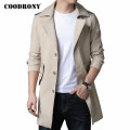 COODRONY Brand Men Jacket High Quality Business Casual Trench Windbreaker Men Clothes 2020 Autumn Winter Classic Overcoat C8017