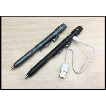 EDC Tool Multi-function self-defense Guard survival supplies LED Strobe Rechargeable Tactical pen Magnetic Control Switch Design