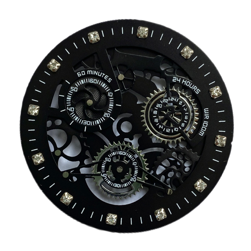 Stones index watch dial