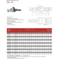 Ball Joint Rod End Bearing Straight Bar Connector SQZ-RS M12/M14/M16/M18/M20/M22 Right Hand Tie Male Steel