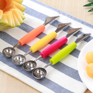 Fruit Platter Carving Knife Melon Spoon Ice Cream Scoop Watermelon Kitchen Gadgets Accessories Slicer Tools Food Cutter