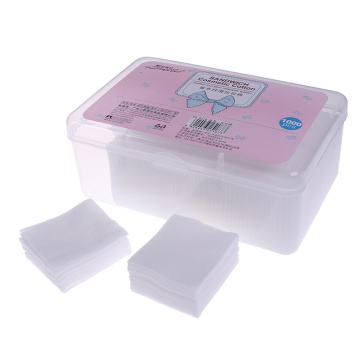 1000Pcs/box Disposable Makeup Cotton Wipes Soft Makeup Remover Pads Ultrathin Facial Cleansing Paper Wipe Make Up Tool