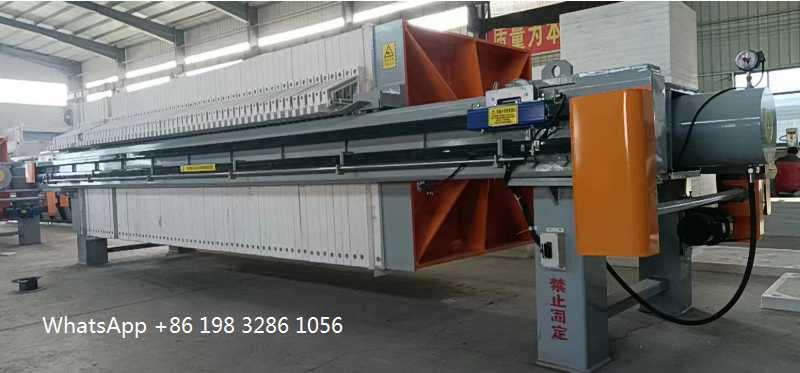 Auto Plate Pulling Filter Press Png