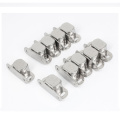 THGS 10 pcs Silver Metal Single magnet lock for cabinet door cabinet