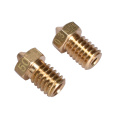 BIQU 10Pcs 3D printer 3D V6&V5 J-Head brass nozzle extruder nozzles 0.2/0.25/0.3/0.4/0.5/0.6/0.8/1.0 mm For 1.75/3.0mm