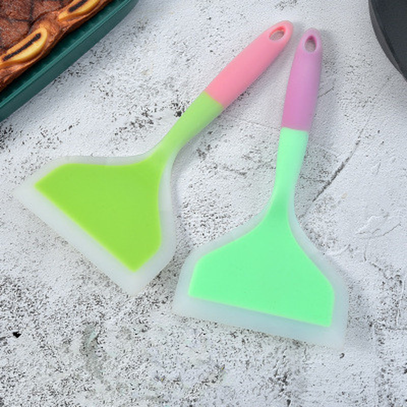 New Pro Silicone Spatula Beef Meat Egg Kitchen Scraper Wide Pizza Shovel Non-stick Turners Food Lifters Home Cooking Utensils