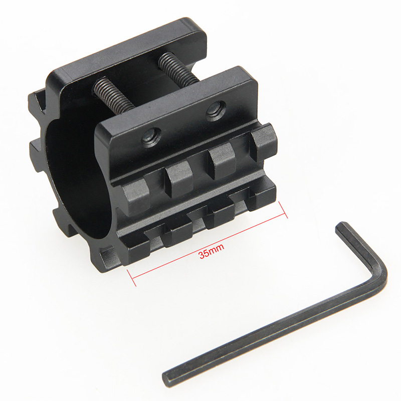 Diameter 25mm Ring Tactical 3 Picatinny Rails Per Side Fit for 12 Gauge 5 Position Barrel Mount 5 Attachment Points