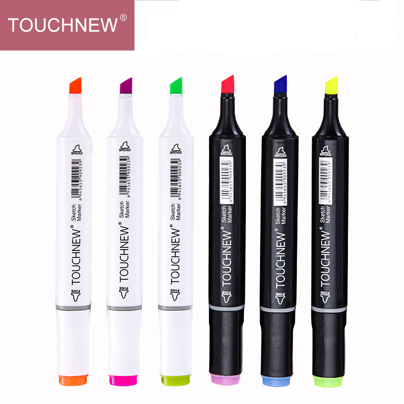30/40/60/80/168 Colors Alcohol Based Art Markers for Drawing Manga Dual Tips Brush Markers Pen Set Sketch Graphic Art Supplies