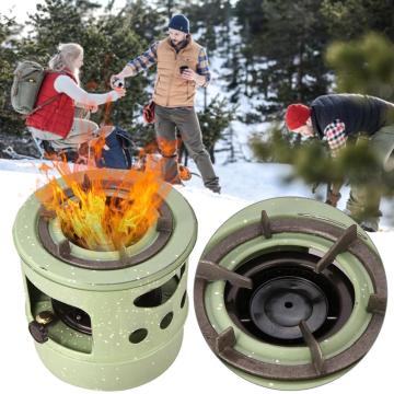 Portable Metal Camping Stove Heaters Outdoor Kerosene Stove Picnic Cooking Stove Equipment Super Strong Windproof Camping Stove